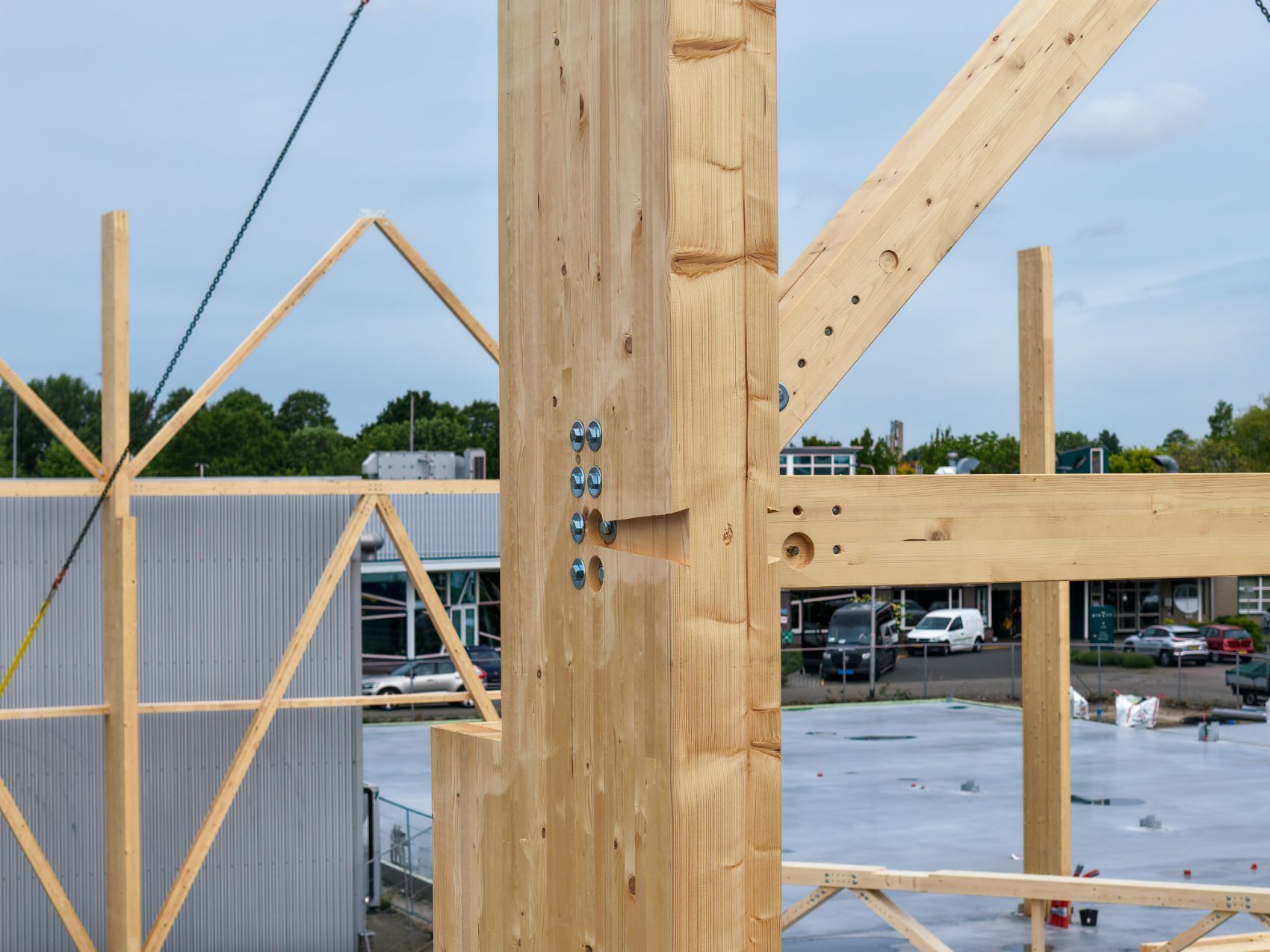 Bolted timber connection detail